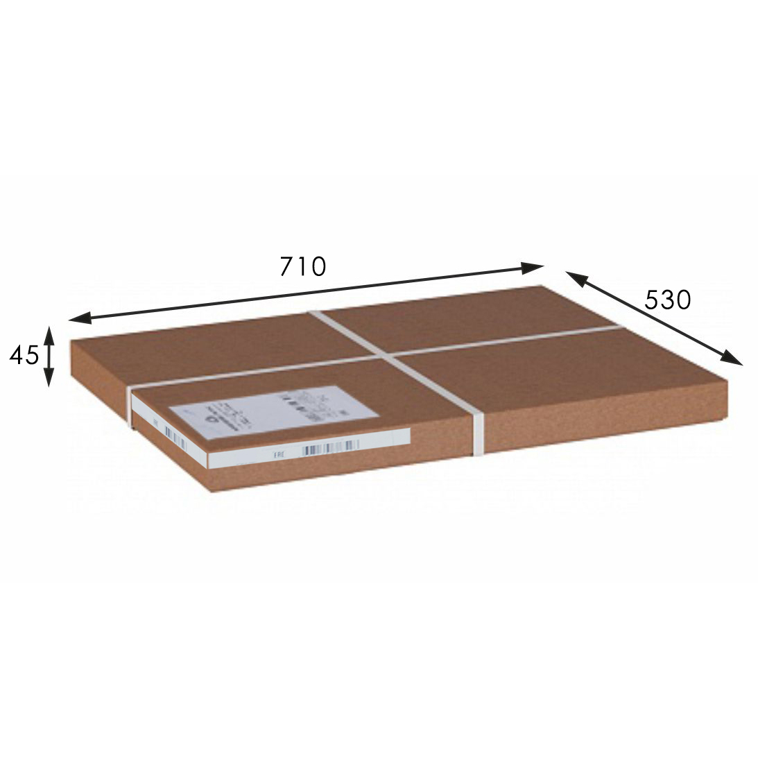 Стол журнальный Мерсенна белый/бук