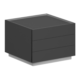 Тумба опорная 2 OL-20-11.OS.OS оникс серый 80х80х56,9