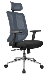 Кресло офисное RIVA A663 Серый