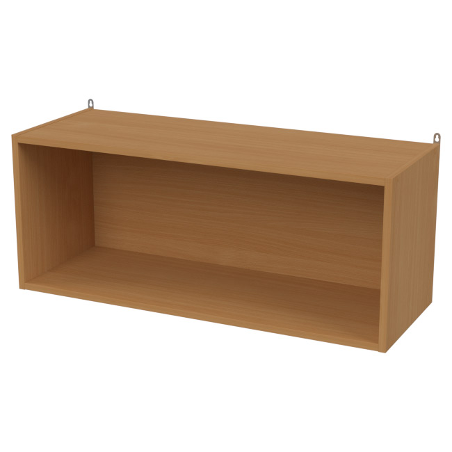 Навесная полка ПП-57 цвет Бук Бавария 90/33/37 см