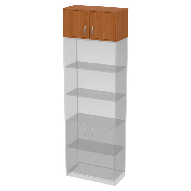 Антресоль АН-01 цвет Вишня Оксфорд 77/37/38 см