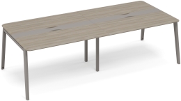 Стол для переговоров с кабель-каналом Вяз-Мокко METAL ТМ М1 154-2 ВЛ/МП 280/124/75,6