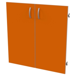 Двери низкие ДВ-45 Оранж+Серый