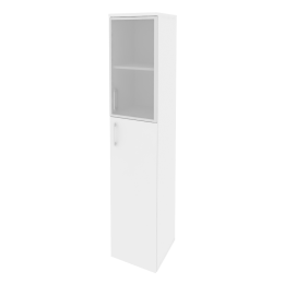 Шкаф высокий узкий правый O.SU-1.7 R R Белый бриллиант 40/42/197