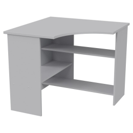 Угловой стол СТУ-21 цвет Светло-Серый 90/90/76 см