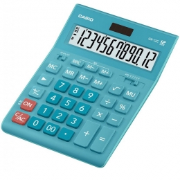 Калькулятор настольный Casio GR-12C-LB голубой