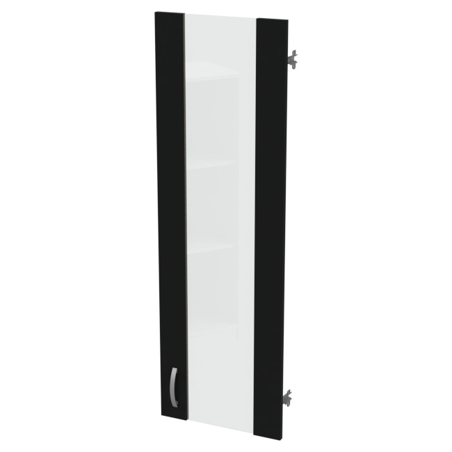 Дверь в рамке ДВ-62 Черный стекло матовое 36,5/1,6/113,1