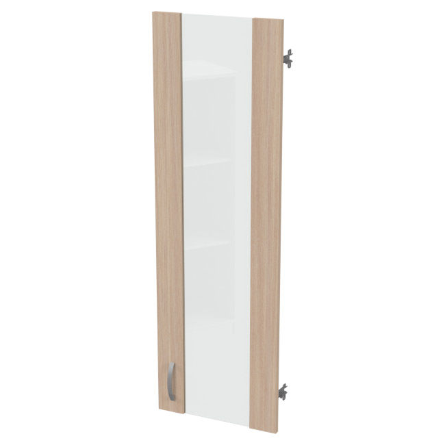 Дверь в рамке ДВ-62 Дуб Молочный стекло матовое 36,5/1,6/113,1