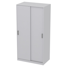 Шкаф для одежды ШК-2+С-17МВ цвет Серый 100/58/200 см