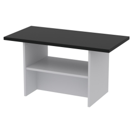 Журнальный стол СТК-17 цвет Серый + Черный 80/40/43 см