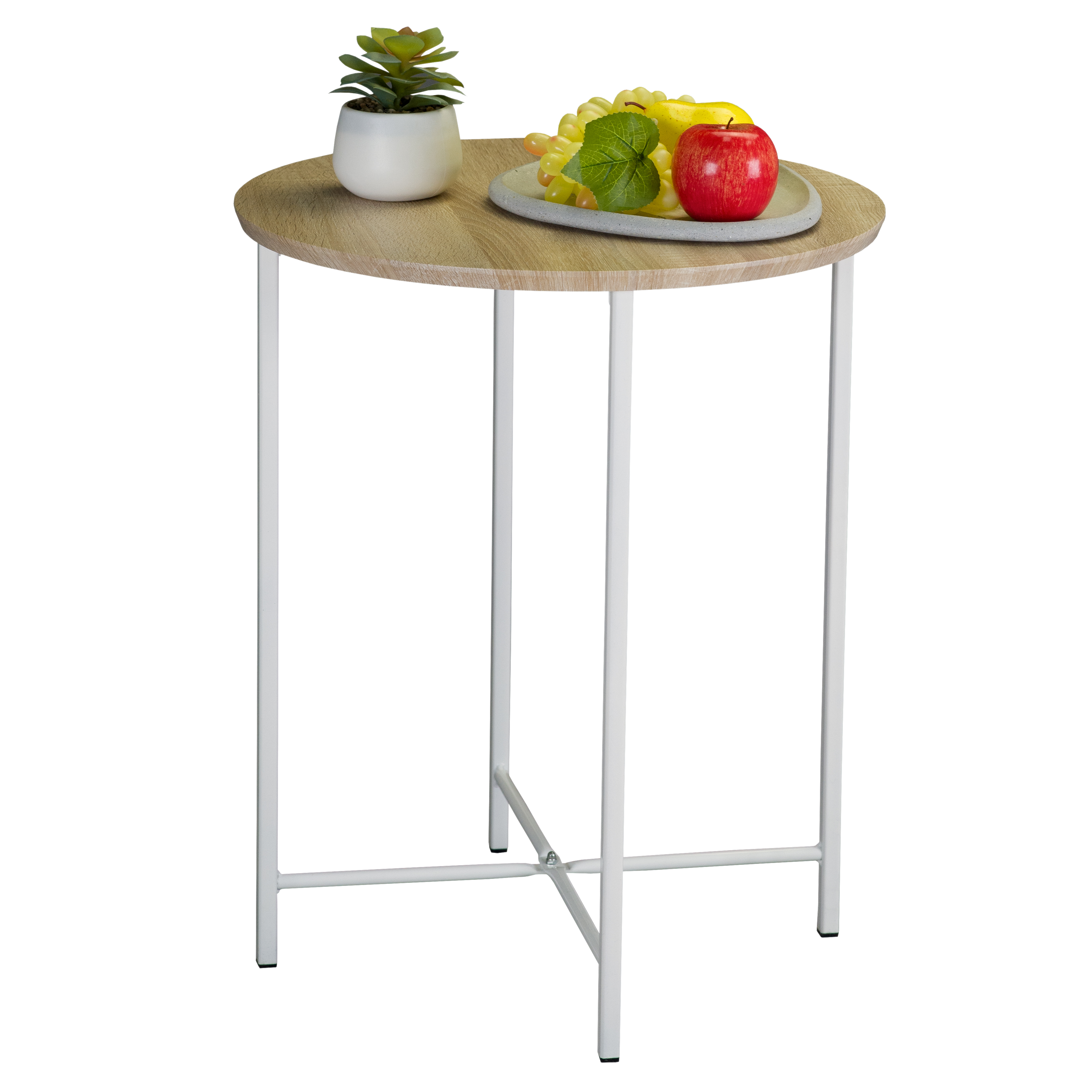 Стол журнальный BeautyStyle 16 сонома/белый