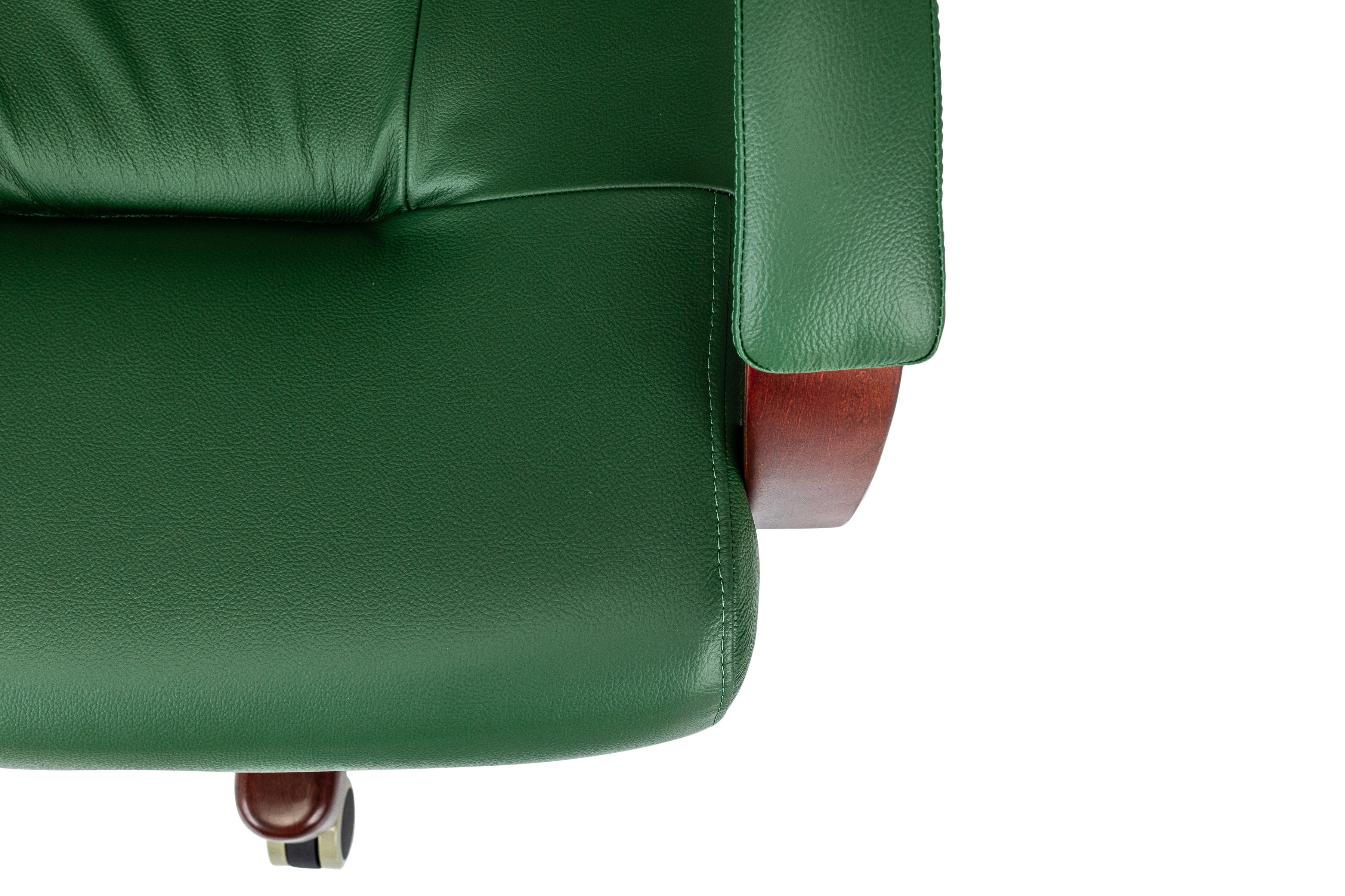 Кресло руководителя Бюрократ T-9928WALNUT/GREEN