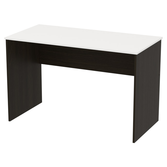 Офисный стол СТ-3 цвет Венге+Белый 120/60/75,4 см