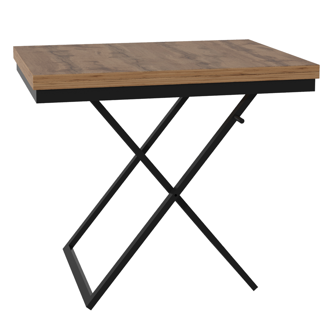 Стол-трансформер Манхэттен дуб вотан/черный