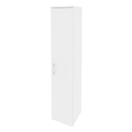 Шкаф высокий узкий правый O.SU-1.9 R Белый бриллиант 40/42/197
