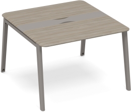 Стол для переговоров с кабель-каналом Вяз-Мокко METAL ТМ М1 153 ВЛ/МП 120/124/75,6