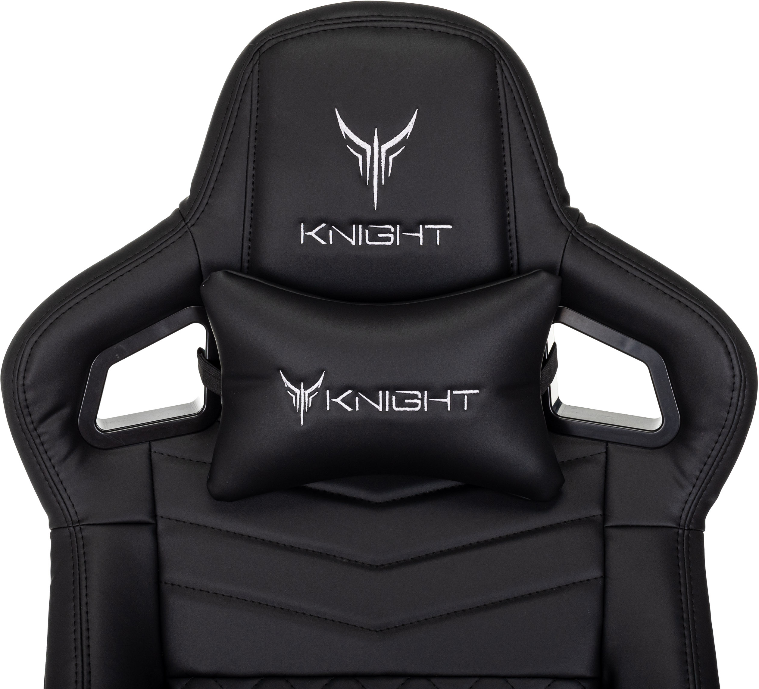 Кресло игровое Knight Охотник (Hunter) черный эко кожа