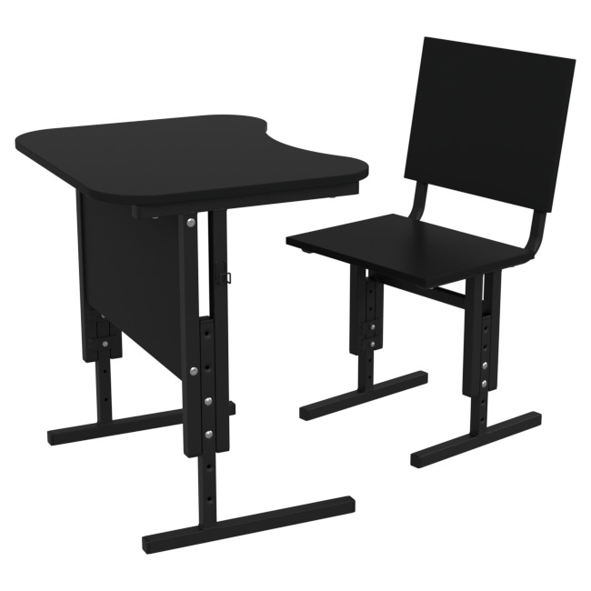 Комплект ученический цвет Чёрный ПЭ-1+СМ-3