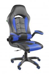 Игровое кресло RIVA 9505H Черный/Синий