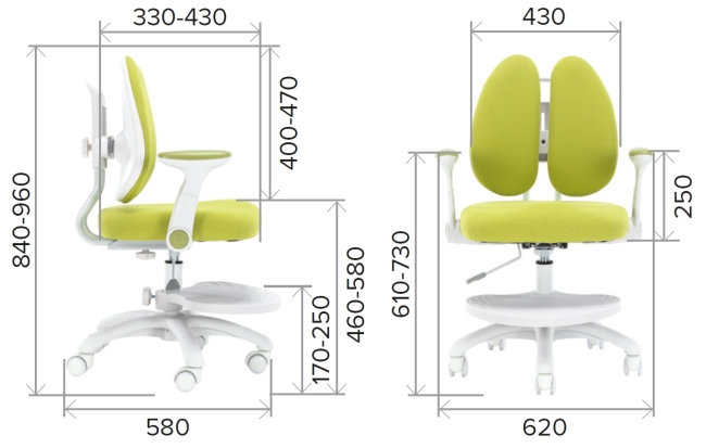 Кресло Everprof Kids 104 Ткань Розовый