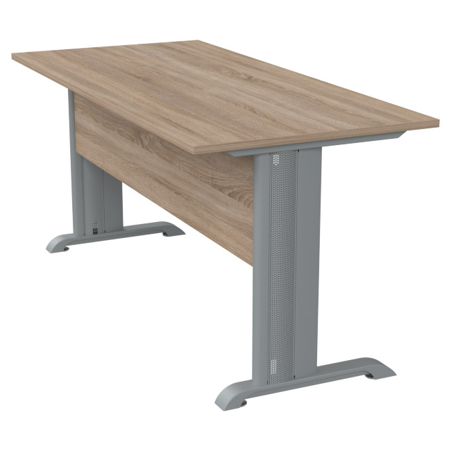 Стол на металлокаркасе СМ-10 цвет Дуб Сонома