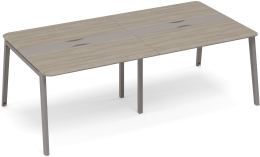 Стол для переговоров с кабель-каналом Вяз-Мокко METAL ТМ М1 153-2 ВЛ/МП 240/124/75,6