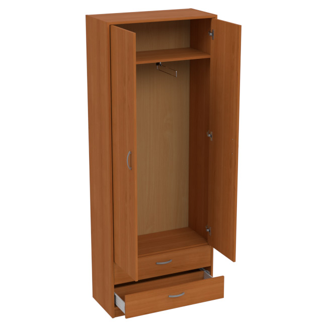 Шкаф для одежды ШО-37 цвет Вишня 77/37/200 см