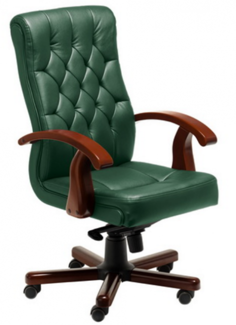 Кресло руководителя Multi Office Darwin B зеленое
