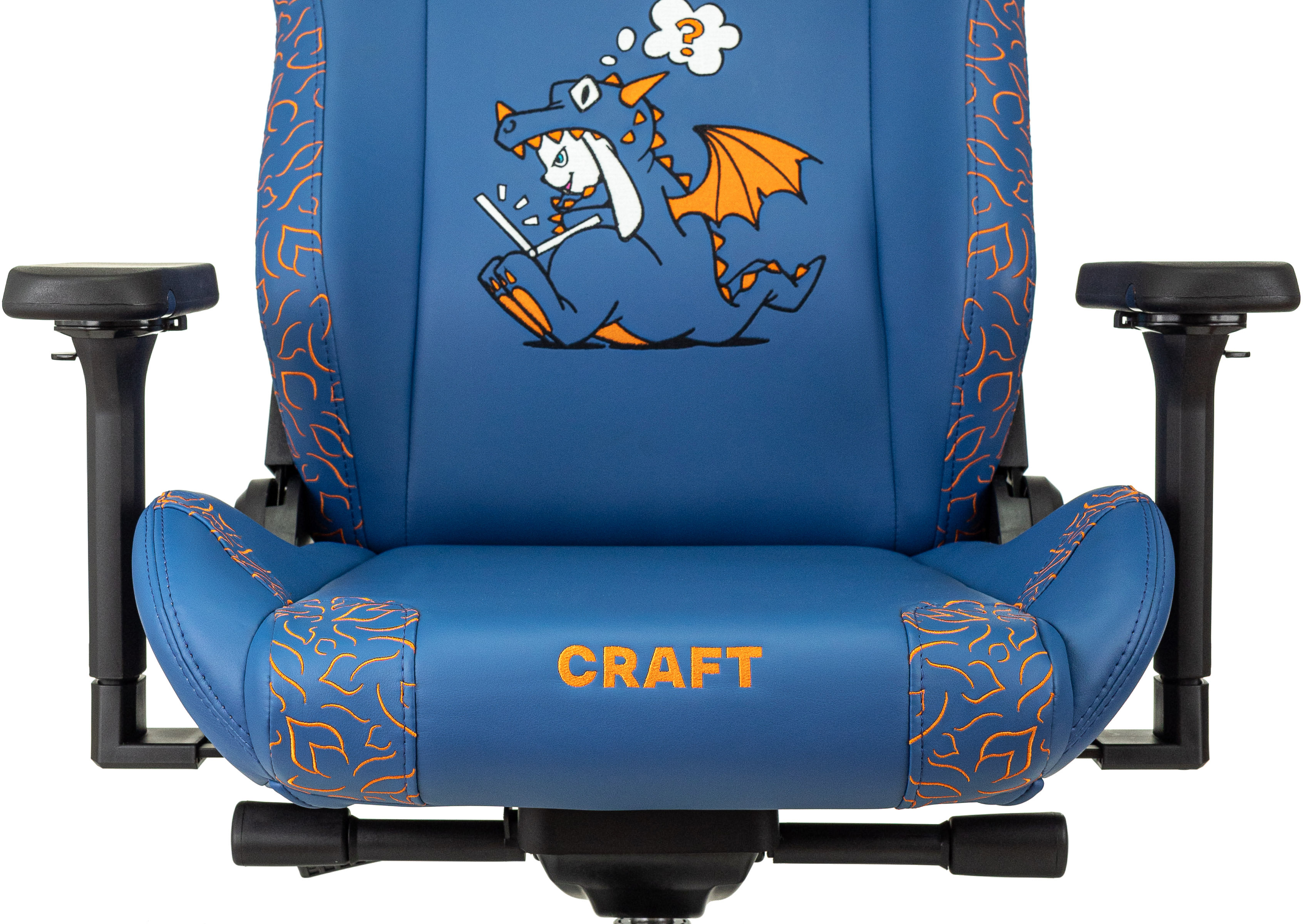 Кресло игровое Knight Craft Dragon синий