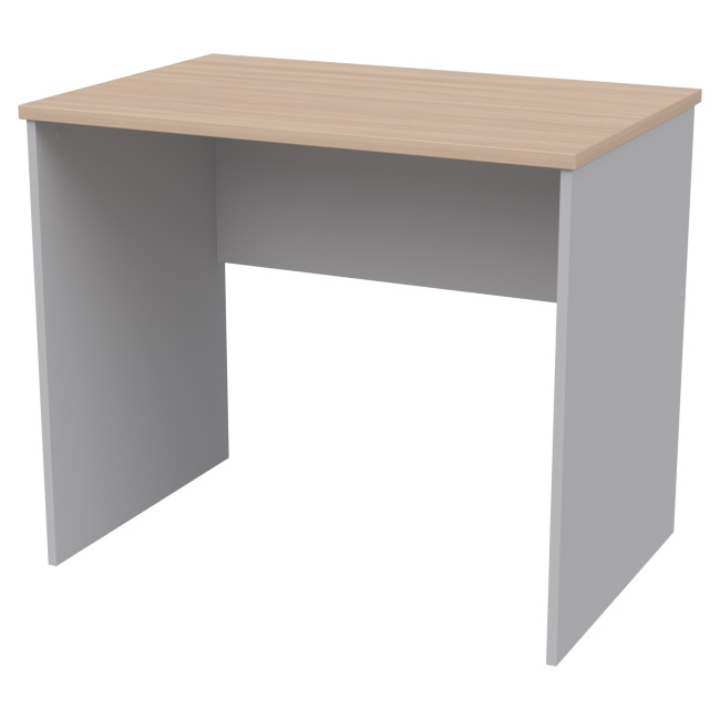 Офисный стол СТ-41 цвет Серый+Дуб 90/60/76 см