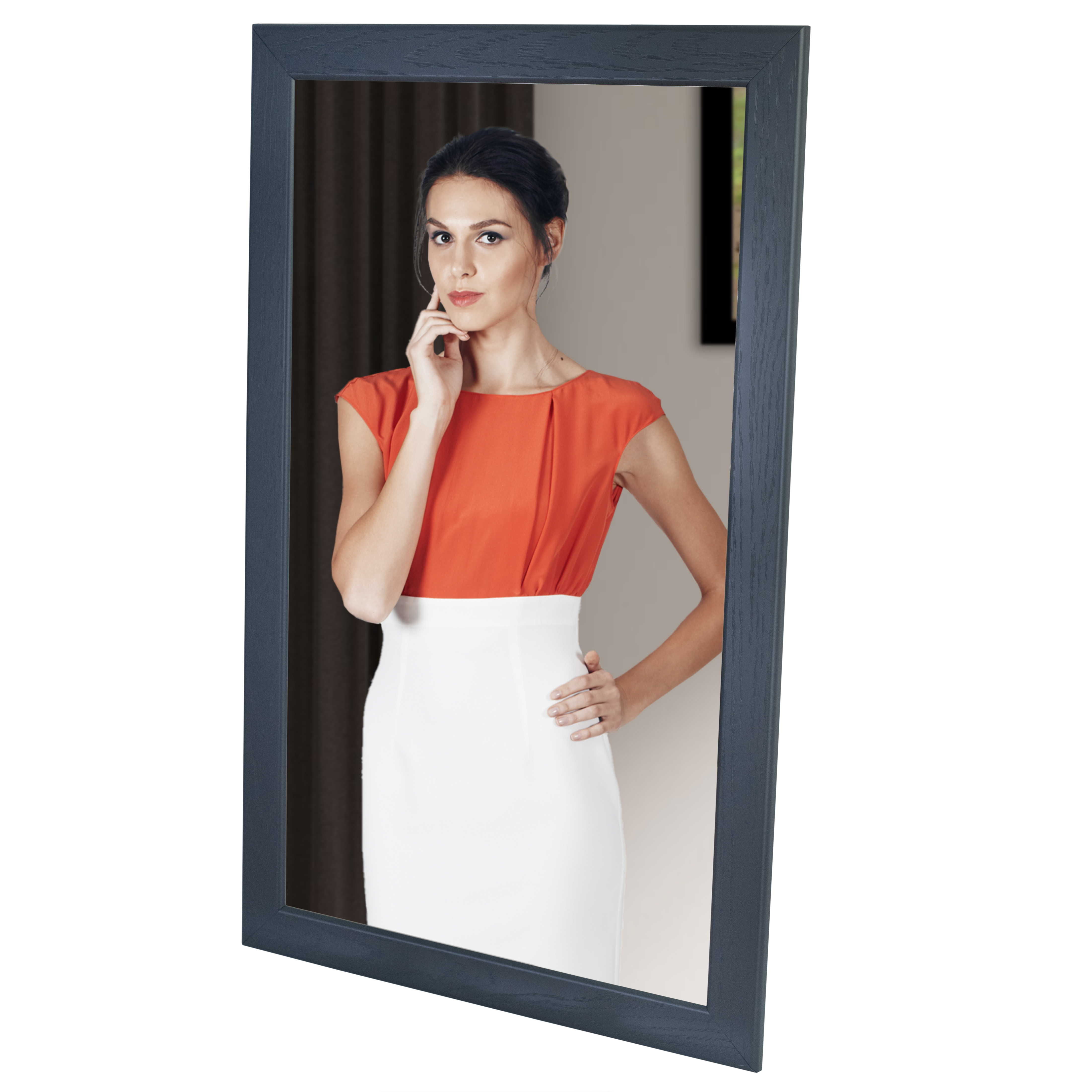 Зеркало навесное Берже 24-105 серый графит