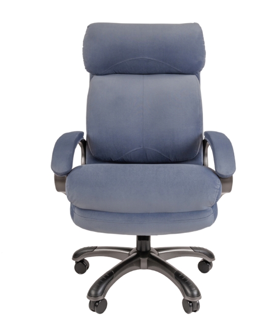 Кресло руководителя CHAIRMAN 505 home голубой серый пластик