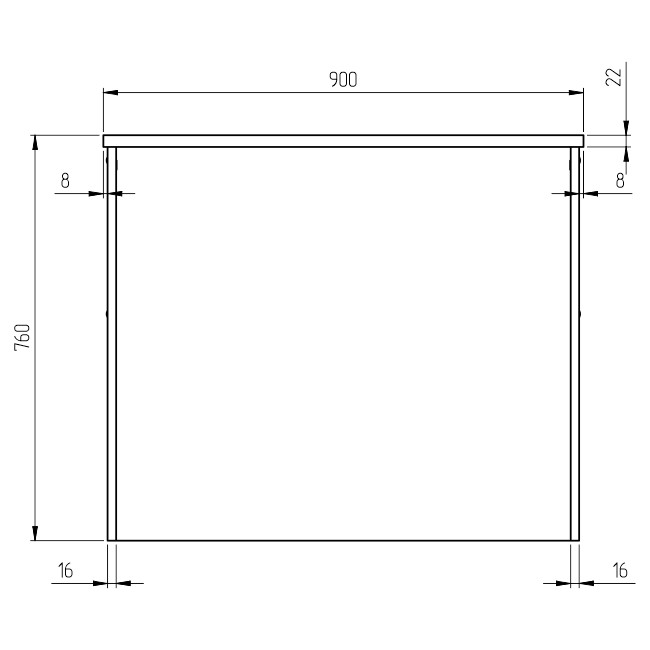 Переговорный стол СТСЦ-41 цвет серый 90/60/76 см