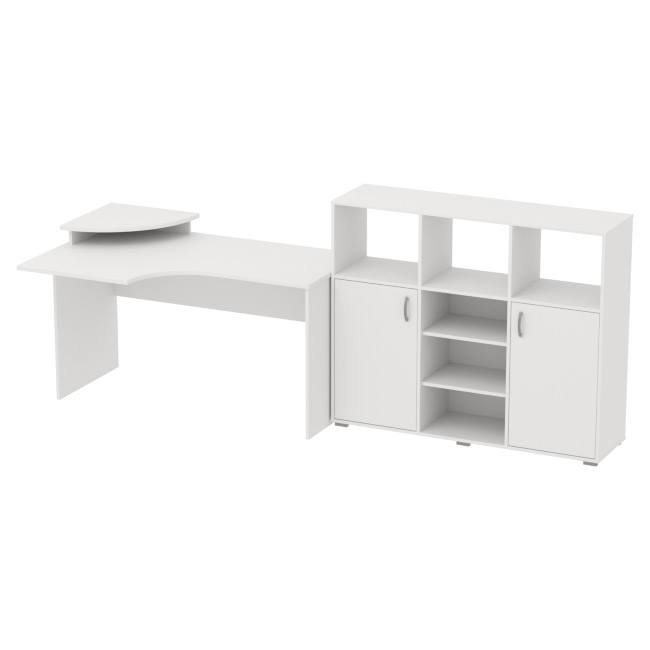 Комплект офисной мебели КП-9 цвет Белый