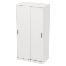 Шкаф для одежды ШК-2+С-17М цвет Белый 100/58/200 см