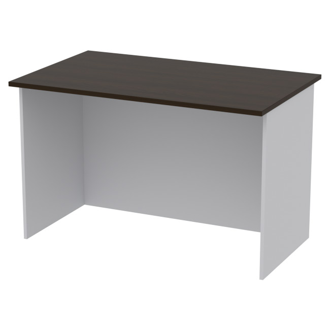 Офисный стол СТЦ-9 цвет серый+венге 120/73/76 см