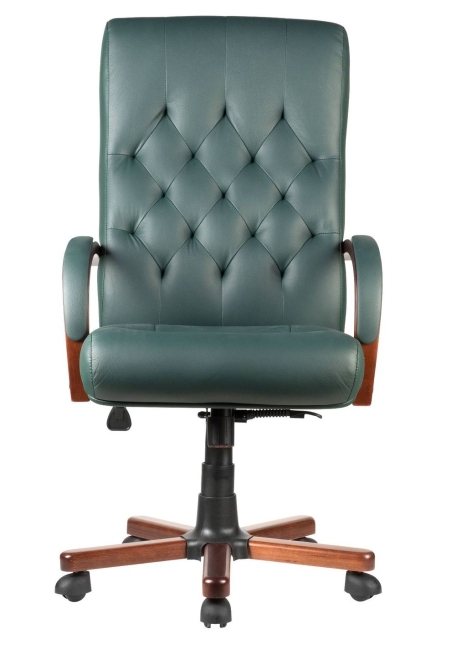 Кресло руководителя RIVA Wood M 175 A Зеленое