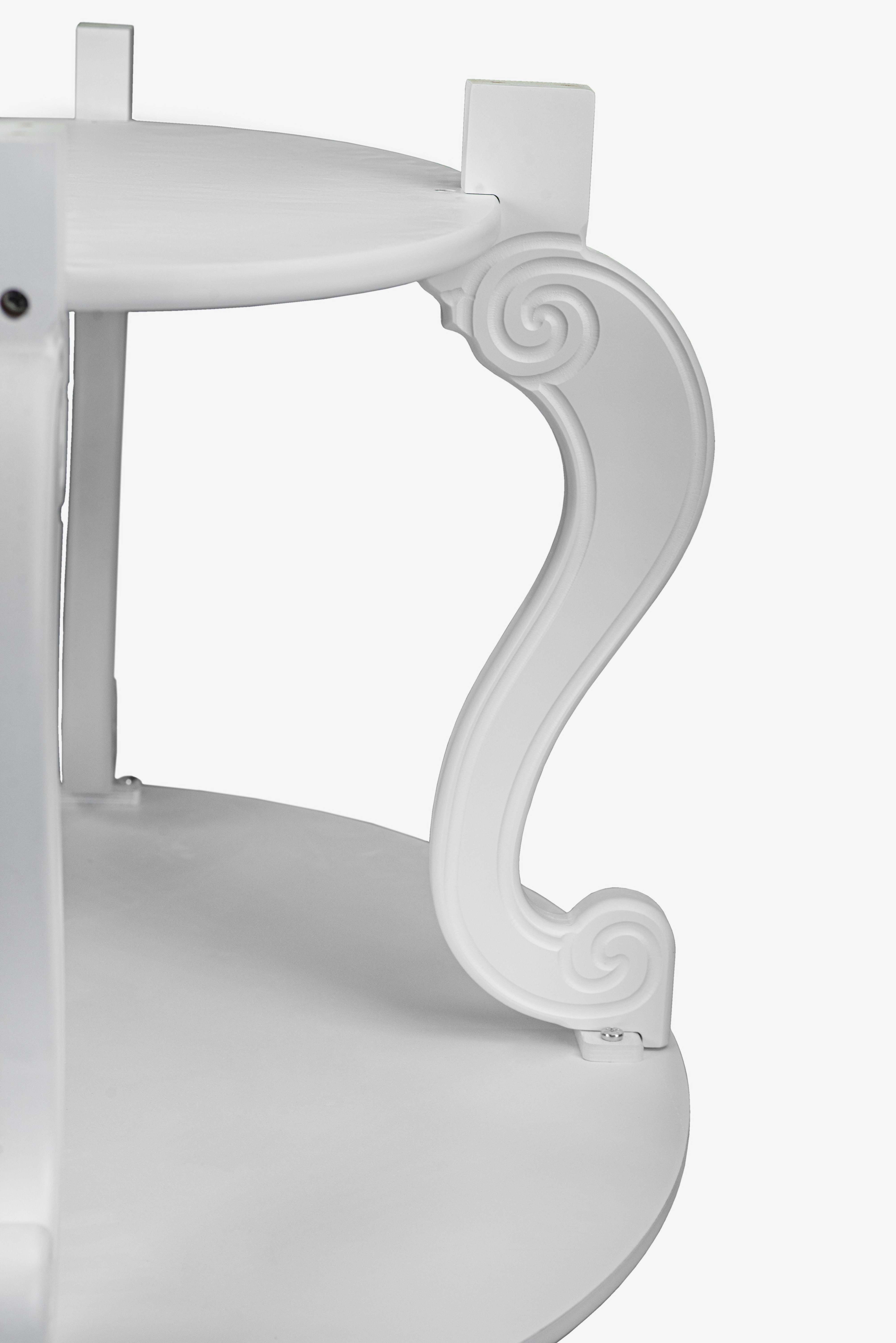 Стол журнальный Овация (М) ЛАЙТ белый