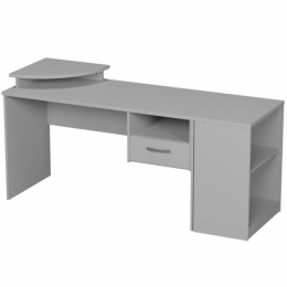 Комплект офисной мебели КП-16 цвет Светло-серый