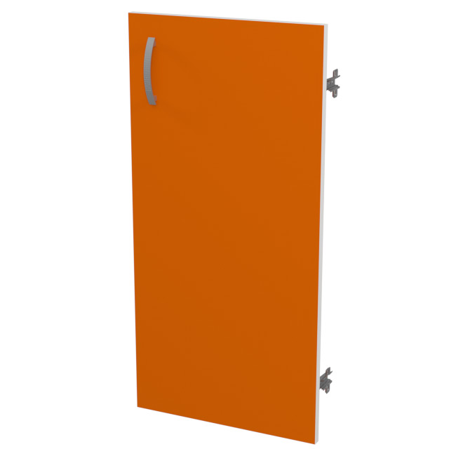 Дверь ДВ-3 цвет Оранж + Белый 36,5/1,6/74,8 см