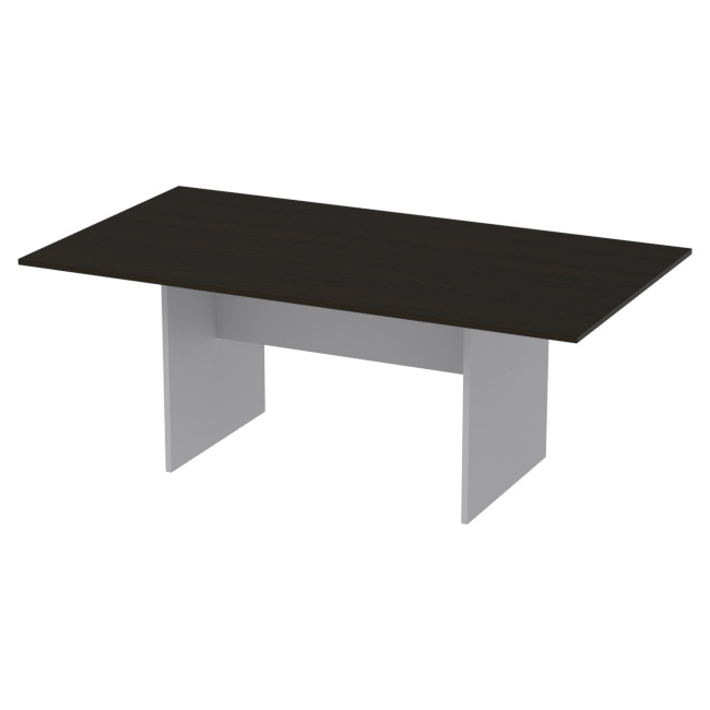 Стол для переговоров СТЗ-12 цвет Серый+Венге 200/110/76 см