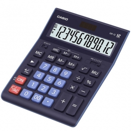 Калькулятор настольный Casio GR-12BU синий