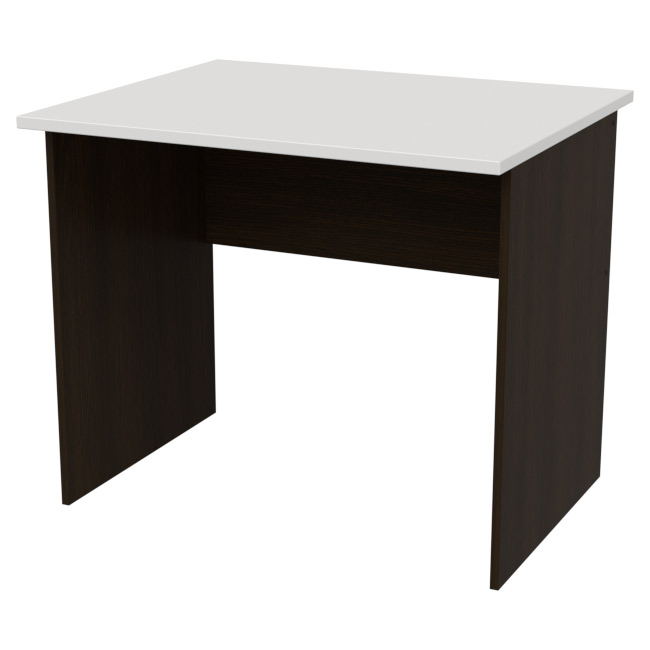 Офисный стол СТ-8 цвет Венге+Белый 90/73/76 см