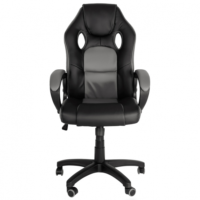 Кресло MF-349 black gray