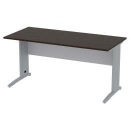 Стол на металлокаркасе СМ-10 цвет Венге+Серый