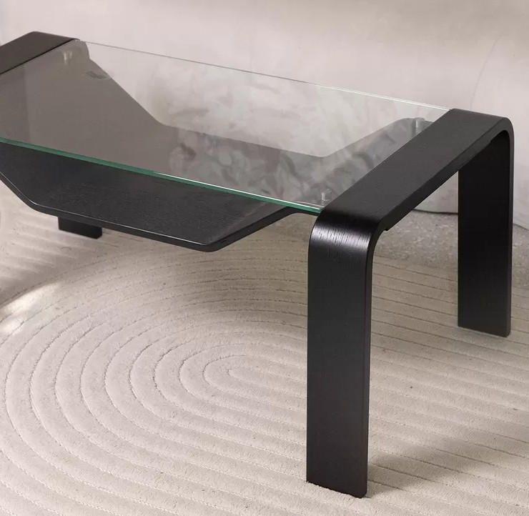 Стол журнальный Гурон 1 Чёрный матовый