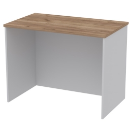Офисный стол СТЦ-45 цвет Серый+Дуб Крафт 100/60/76 см