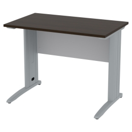 Стол на металлокаркасе СМ-45 цвет Венге+Серый