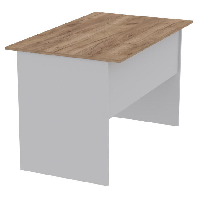 Офисный стол СТ-4 цвет Серый+Дуб Крафт 120/73/75,4 см