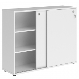 Шкаф низкий со слайд дверьми XTEN XMC 1443 Белый